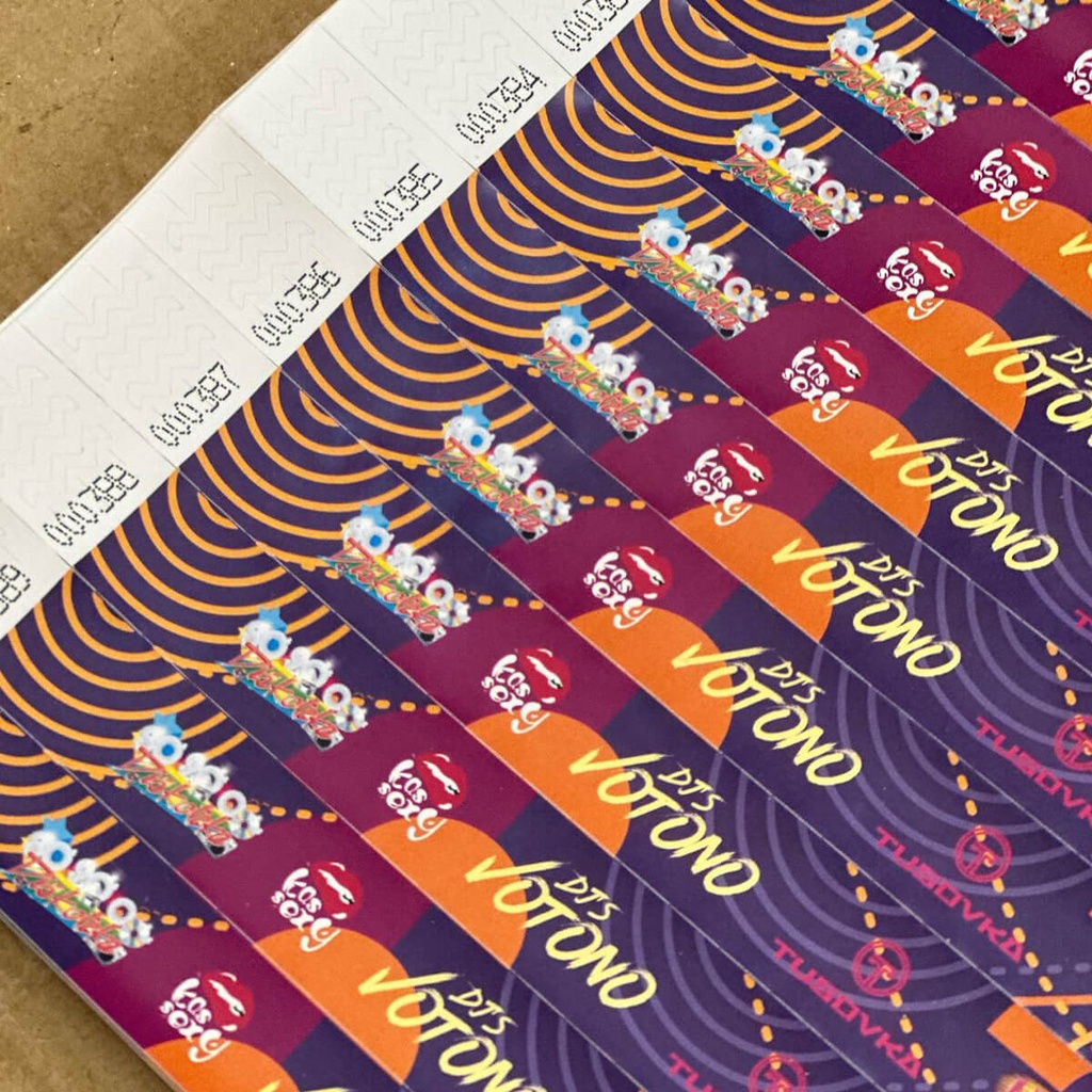 Einlassbänder PremiumX - Vollflächig bedruckbar, 100er Pack